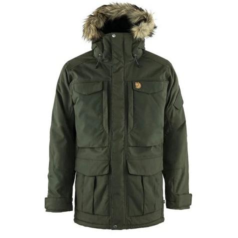 Fjallraven Men Nuuk Parkas Green PH329083 Philippines